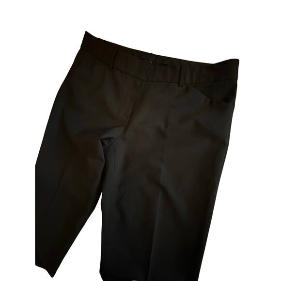 Theory Women’s Black Classic Wool Blend Straight Leg Dress Pants Size 8 - Picture 9 of 12